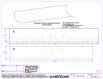 Hanovia Part # 6560A431 UV Curing Reflector Liners Supply