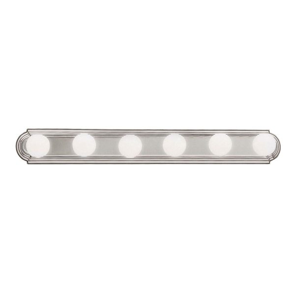 36  6-Light Bath Bar Nickel Finish For Cheap