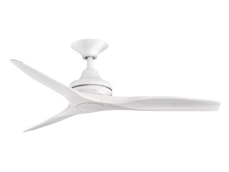 Spitfire Matte White 48 in. Ceiling Fan Motor, Blades Sold Separately Online now