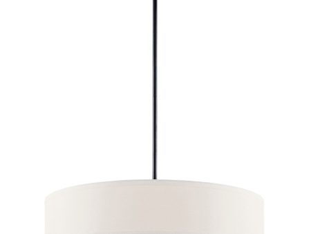 24 in. 3 Lights Pendant Light Black Finish Sale