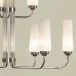 Truby 34  9-Light Multi-Tier Chandelier, Polished Nickel Finish Sale