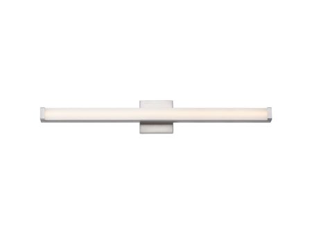 Spec 36 in. LED Bath Bar Satin Nickel Finish For Discount