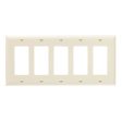 TradeMaster 5-Gang Decorator Wall Plate For Sale