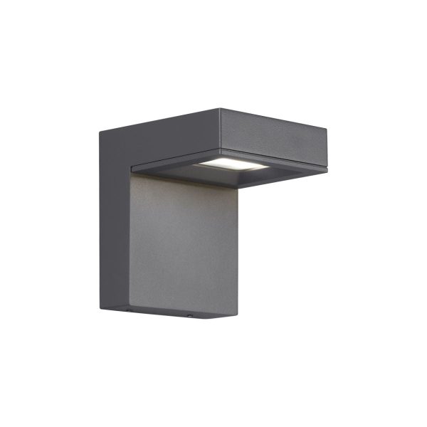 Taag 6 In. PC|SP LED Outdoor Wall Sconce 4000K Gray Finish Fashion