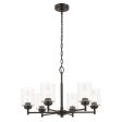 Winslow 26  6-Light Chandelier, Olde Bronze Finish For Cheap