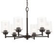 Winslow 26  6-Light Chandelier, Olde Bronze Finish For Cheap