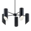 Trentino 26  5-Light Chandelier, Black Finish Fashion