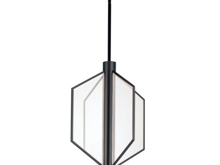 Telstar 18 in. 4 Lights LED Pendant Light Black Finish Cheap