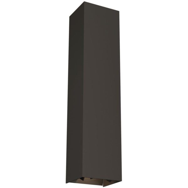 Vex 20 In. LED Outdoor Wall Sconce 199 Lumens 3000K Bronze Finish For Cheap