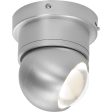 Nodes 6 in. LED Flush Mount Light Selectable CCT Brushed Aluminum Finish Discount