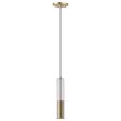 Torch 3 in. LED Pendant Light Satin Brass Finish Fashion