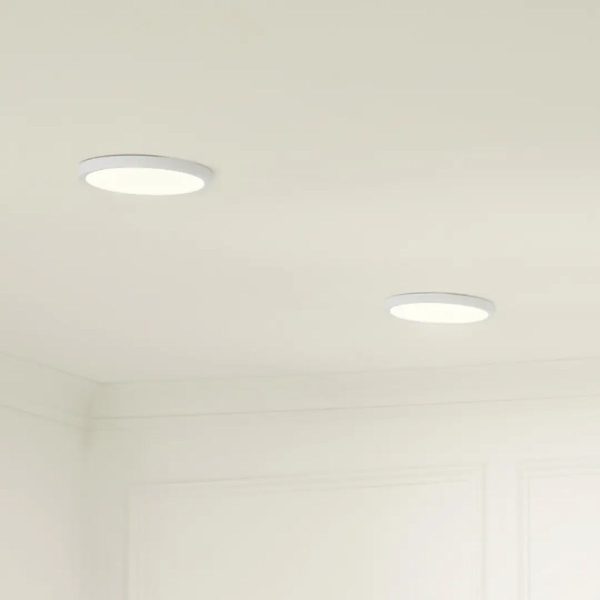 Ara 9  Round LED Flush mount Light, White Finish Hot on Sale