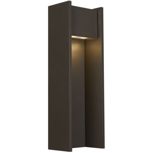 Zur 24 In. LED Outdoor Wall Sconce 2700K bronze Finish Discount