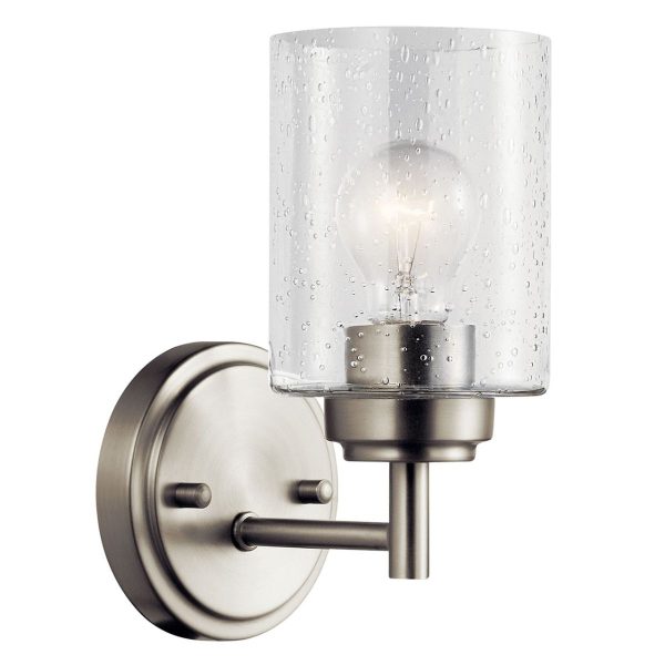 Winslow 9 in. Armed Sconce Nickel Finish Discount