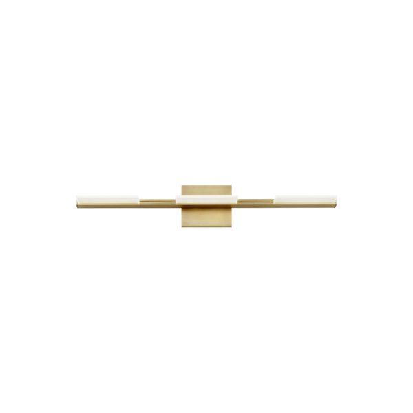 Tris 26 in. LED Bath Bar 277V 671 Lumens 3000K Brass Finish For Cheap