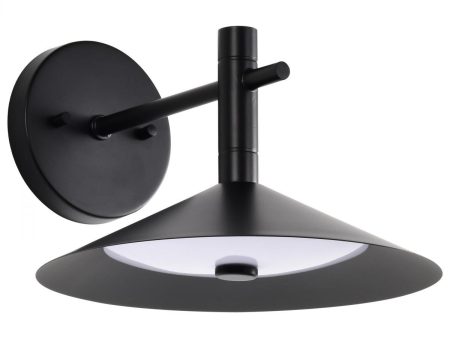 Corrine 10  LED Wall Sconce, Matte Black Finish Discount