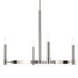 Tolani 26  4-Light Chandelier, Polished Nickel Finish Online now