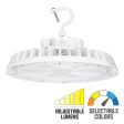 UFO High Bay LED Light, 48000 Lumens, 240 280 320W, 35K 40K 50K, 120-347V, White Sale