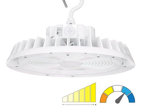 UFO High Bay LED Light, 48000 Lumens, 240 280 320W, 35K 40K 50K, 120-347V, White Sale