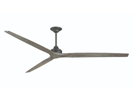 Spitfire DC Matte Greige 96 in. Ceiling Fan Motor, Blades Sold Separately Discount