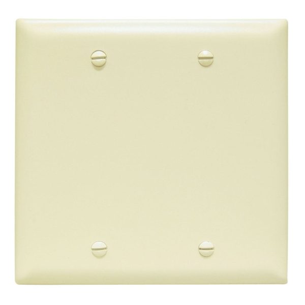 TradeMaster 2-Gang Blank Wall Plate Online Sale