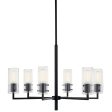 Velestino 30  6-Light Chandelier, Black Finish Fashion