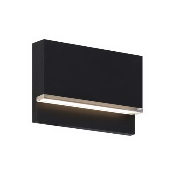 Wend 6 In. LED Outdoor Wall Sconce 120V Black Finish Online