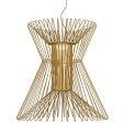 Syrma Grande36 in. LED Pendant Light 3500K Gold finish For Discount