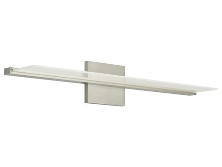 Span 35 in. LED Bath Bar Satin Nickel finish For Cheap