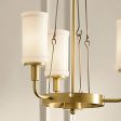 Vetivene 21  3-Light Chandelier, Natural Brass Finish Discount