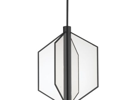 Telstar 22 in. 4 Lights LED Pendant Light Black Finish Cheap