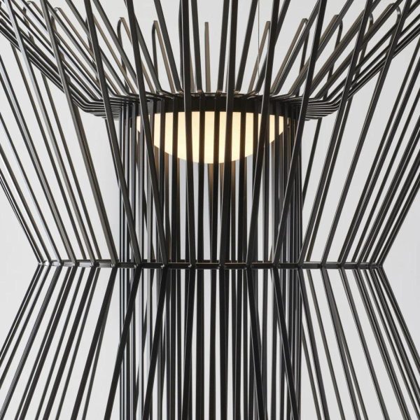 Syrma Grande36 in. LED Pendant Light 3500K Black finish Fashion