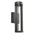 Turbo 18 In. LED Outdoor Wall Sconce 4000K Surge Protection Black Finish Cheap