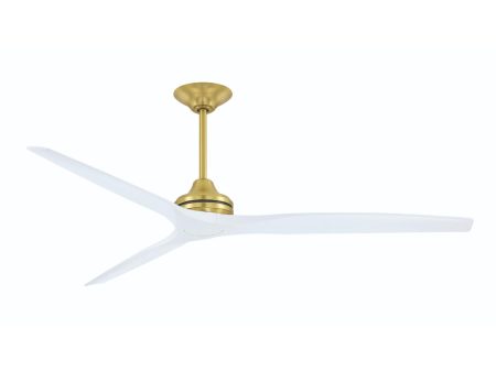 Spitfire DC Brushed Brass 72 in. Ceiling Fan Motor, Blades Sold Separately Cheap