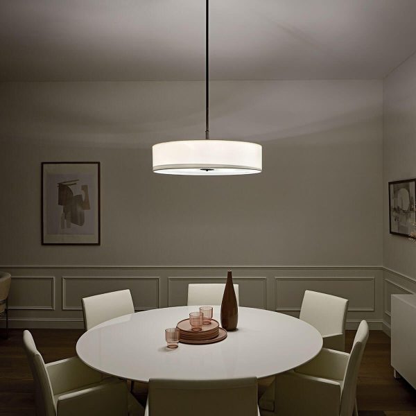 30 in. 5 Lights Pendant Light Bronze Finish Online now