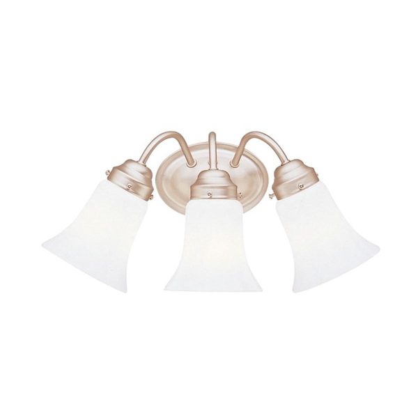 18 in. 3 Lights Vanity Light Nickel Finish Online now