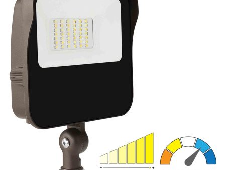 GLT LED Flood Light, Dual Selectable Wattage and Color Temperature Cheap