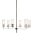 Velestino 30  6-Light Chandelier, Polished Nickel Finish Sale