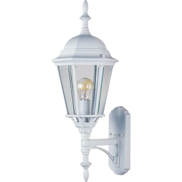 Westlake 24 in. Outdoor Wall Light White Finish For Cheap