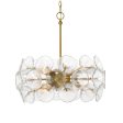 Winter 22  8 Lights Chandelier Brass Finish Supply