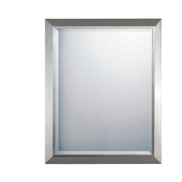 30 In. X 24 In. Wall Mirror Chrome finish Online Hot Sale