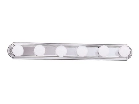 36  6-Light Bath Bar Chrome Finish Fashion