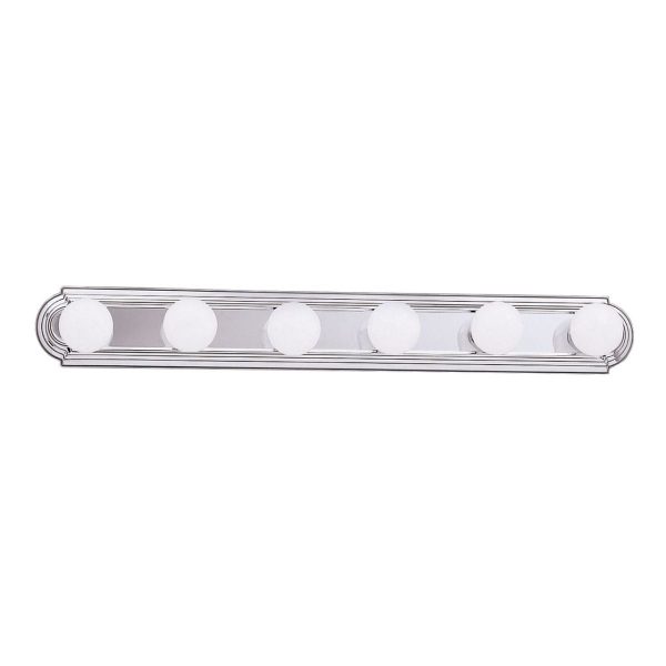 36  6-Light Bath Bar Chrome Finish Fashion