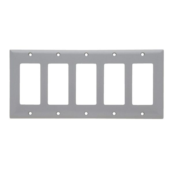 TradeMaster 5-Gang Decorator Wall Plate For Sale