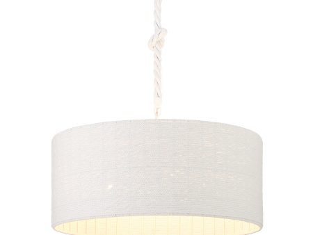 Lodelle 28  4 Lights Pendant Light White Finish For Sale