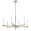 Sycara 36  6-Light LED Chandelier, Polished Nickel Finish Fashion