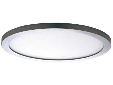 Wafer 6 in. LED Round Disk Light 930 Lumens 3000K Silver finish Online