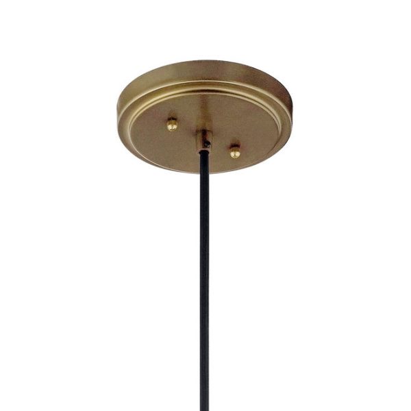 Zailey 12 in. Pendant Light Natural Brass Finish Sale