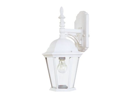 Westlake 19 in. Outdoor Wall Light White Finish Fashion