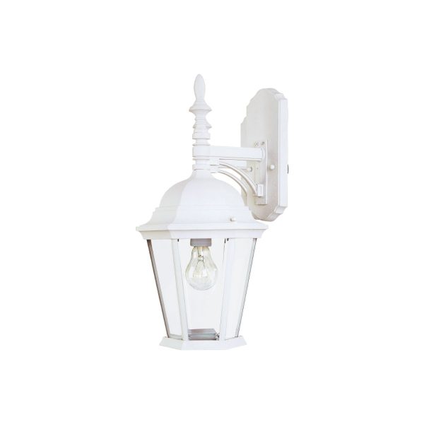 Westlake 19 in. Outdoor Wall Light White Finish Fashion